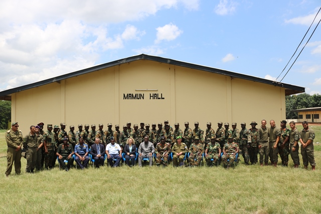 H. E. Shani Cooper with IDF Delegation, GAF officials and Trainees